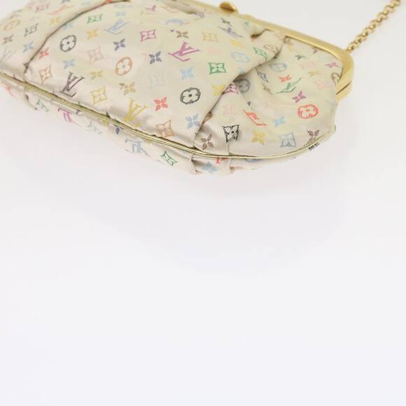 LOUIS VUITTON Monogram Multicolor Omoniere Hand Bag White - Picture 15 of 16